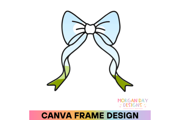 Coquette Bow Canva Template: Graphics for Delightful Branding