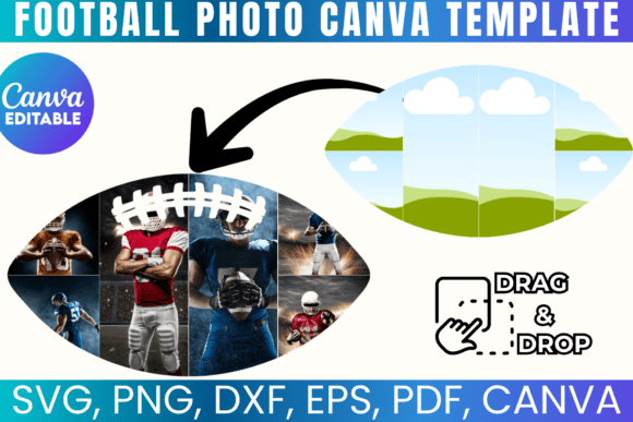 Custom Football Canva Template: Graphics That Score