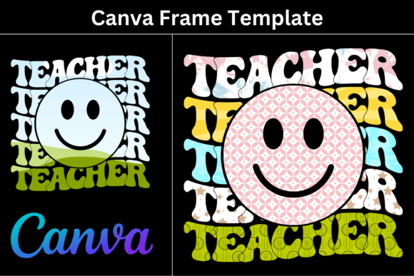 Teacher Canva Frames Template: Graphics for Polished Editorial Design